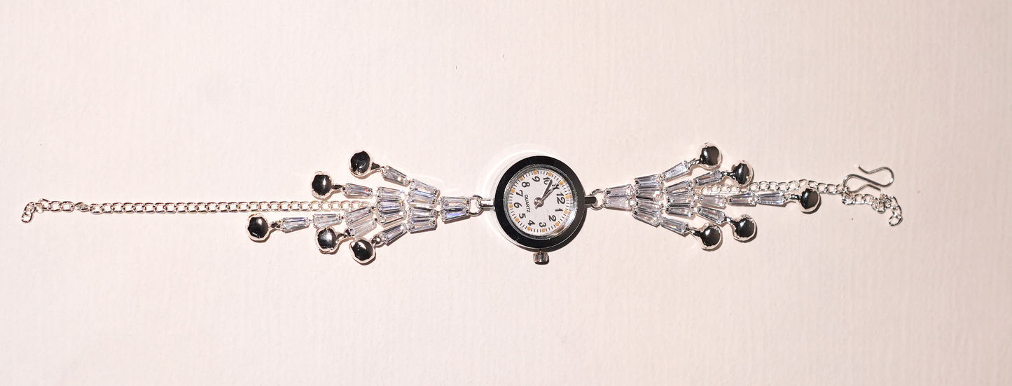 Wondervel Crystal Cascade Quartz Watch for Women