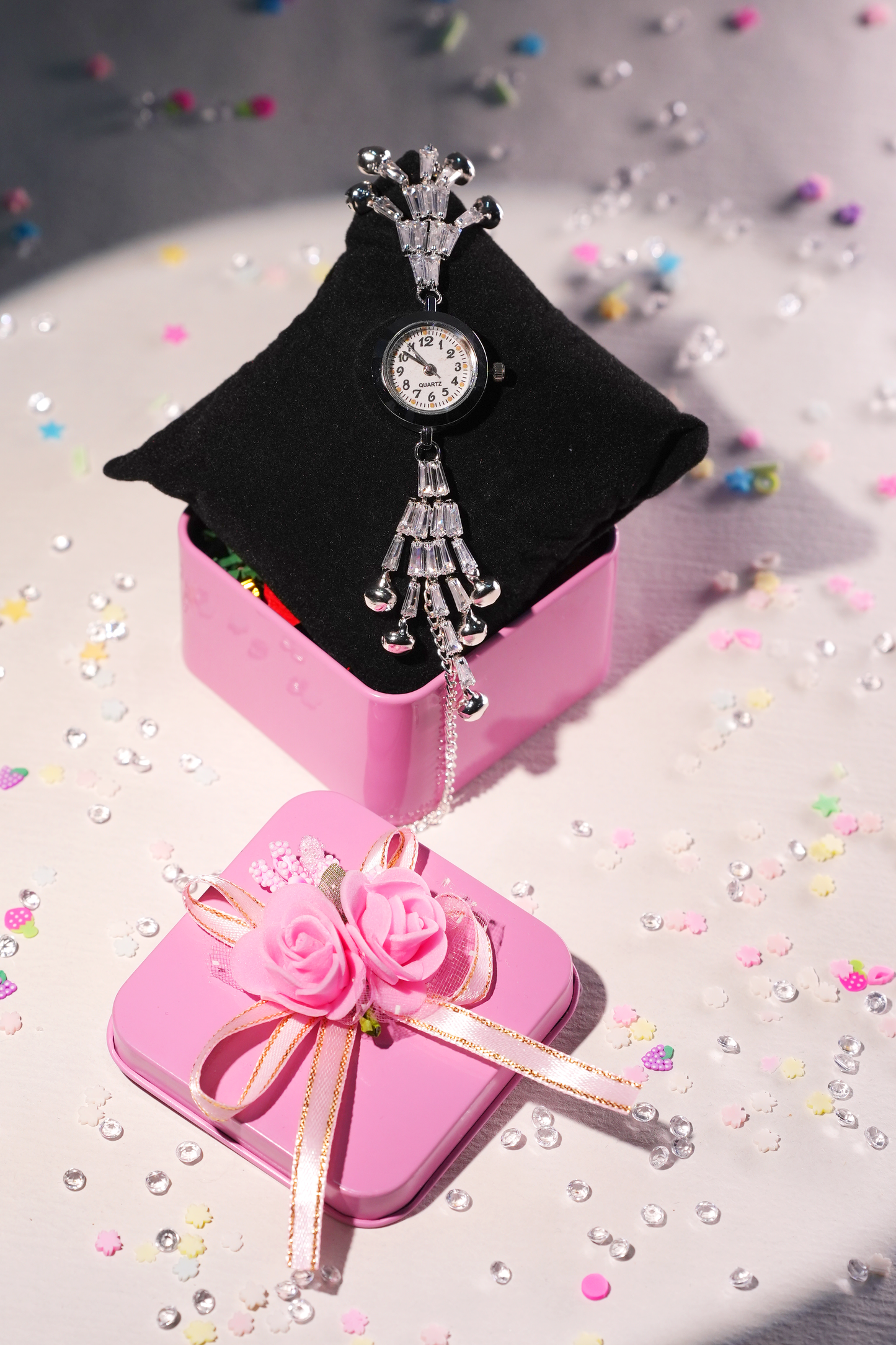 Wondervel Crystal Cascade Quartz Watch for Women