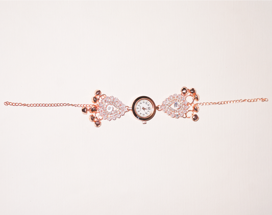 Crystal Bloom Quartz Watch for Women