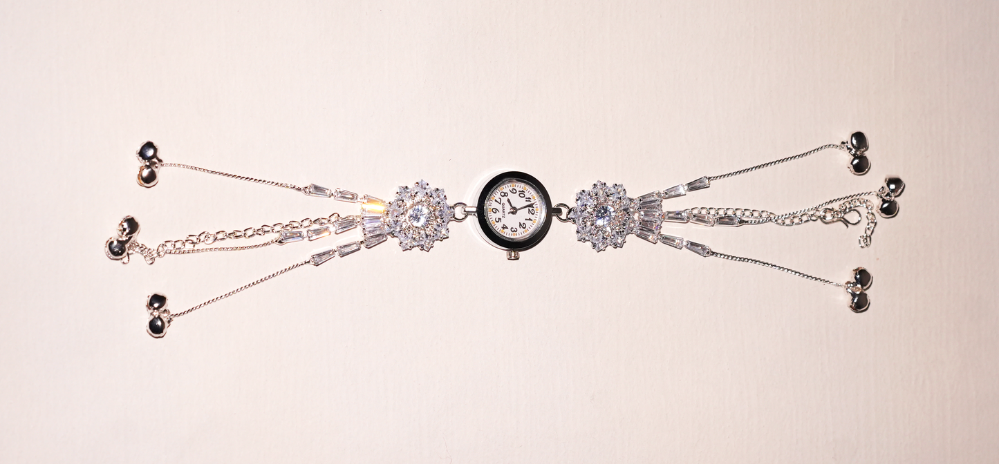 Wondervel Crystal Heartdrop Quartz Watch for Women